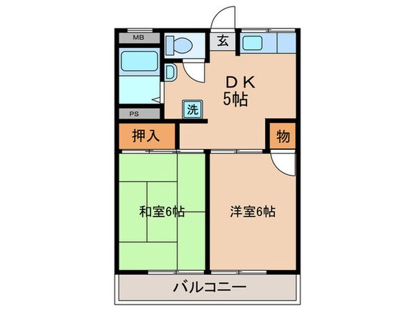 コーポサンレイの物件間取画像